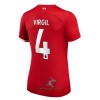 Officiële Voetbalshirt Liverpool Virgil 4 Thuis 2023-24 - Dames